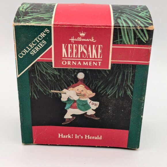 Hallmark Keepsake Hark! It's Herald! 1991, 3rd in It's Herald Series Ornament - Picture 8 of 12